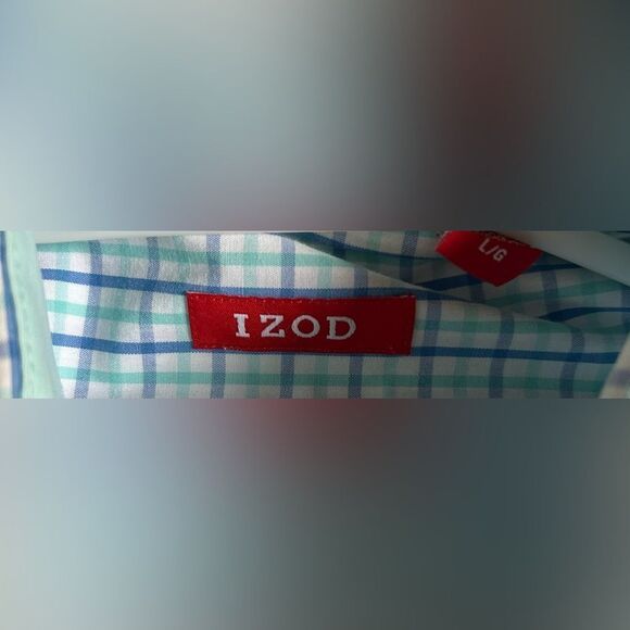 NWOT … IZOD “Size: L” Dress Shirt - Picture 3 of 4